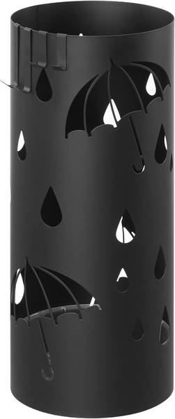 Regenschirmständer 100590 Schwarz - Stahl - 44 x 19 x 19 cm
