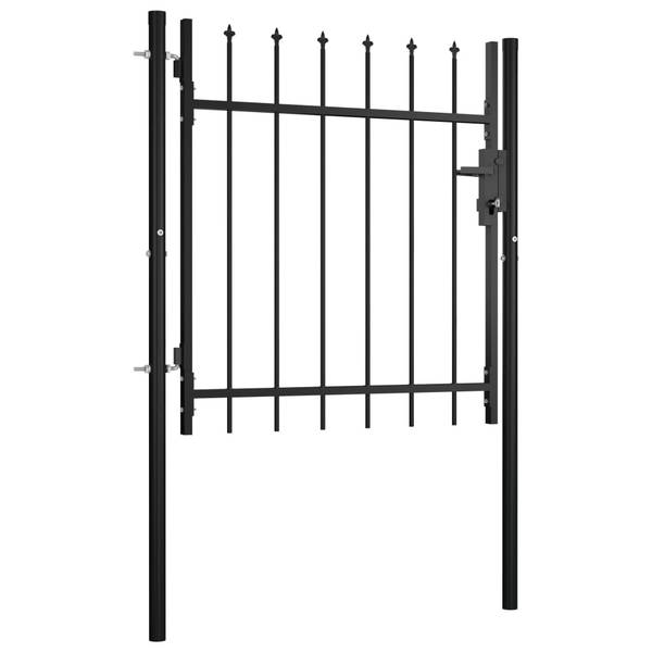 Zauntor XT9502 Schwarz - Metall - 100 x 75 x 1 cm