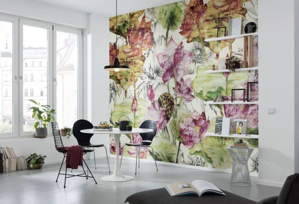 Fototapete 612329 Grün - Papier - 368 x 248 x 368 cm
