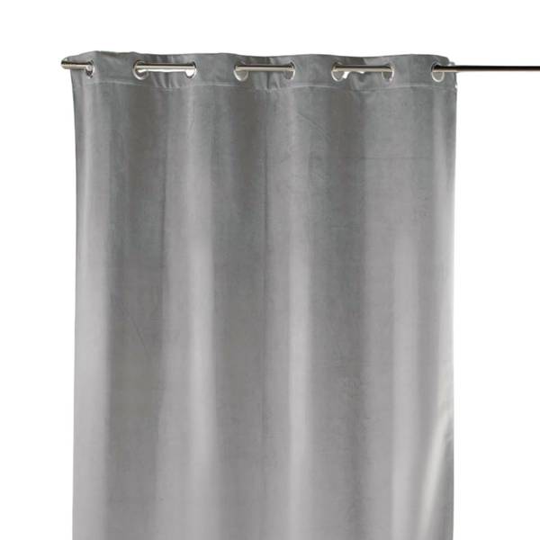 Halbdeckende Vorhänge 3505391025627 Grau - Textil - 140 x 250 x 250 cm
