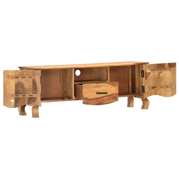 Meuble tv 287337 Marron - Sheesham - 115 x 42 x 30 cm