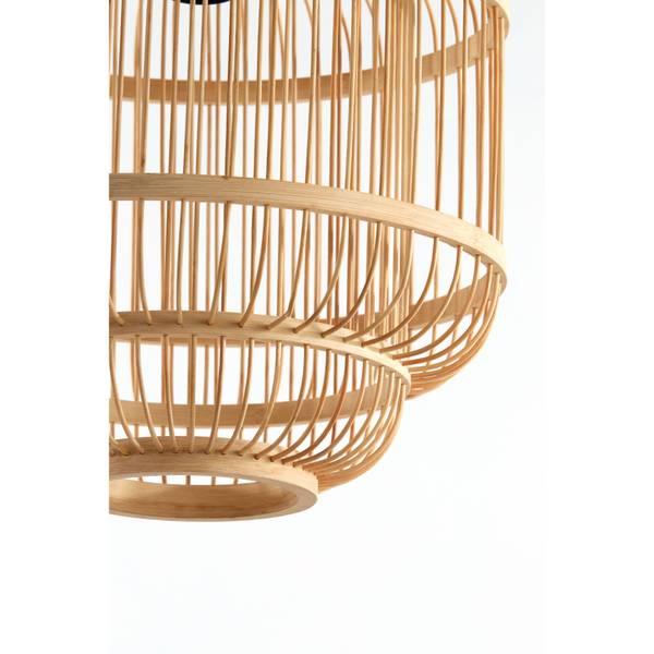 Suspension Jeppe Marron - Bambou - Bois manufacturé - 30 x 36 x 30 cm