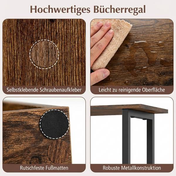 Bücherregal ON33301 Braun