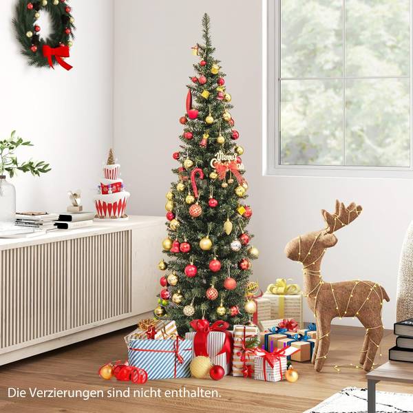 Weihnachtsbaum CM24527DE Grün - Kunststoff - 38 x 180 x 38 cm