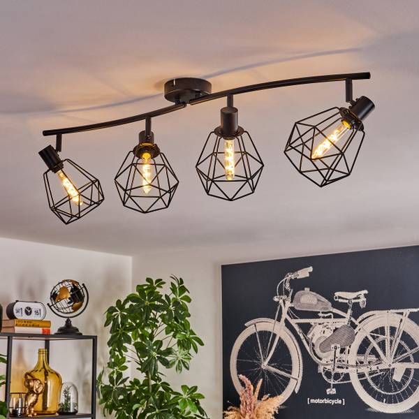 Deckenleuchte Campo 42 x 14 x 47 cm - Flammenanzahl: 4 - Metall