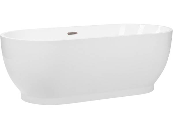 Baignoires autoportantes LEVERA Argenté - Blanc - Textile - 78 x 60 x 78 cm