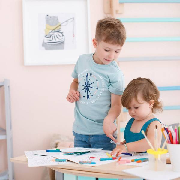 Montessori-Balancewippe mit Kletterbrett Grün - Holzwerkstoff - 43 x 41 x 91 cm
