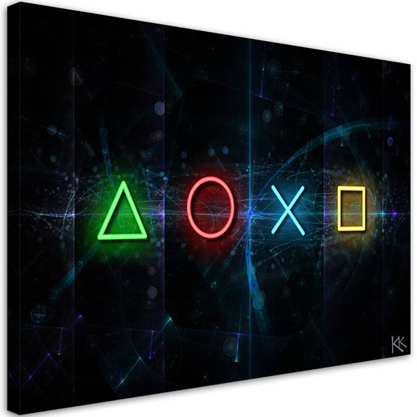 Wandbild tasten für den controller 120 x 80 cm