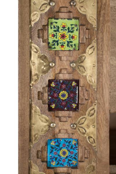 Möbel 2178 Marron - Bois massif - 90 x 180 x 40 cm