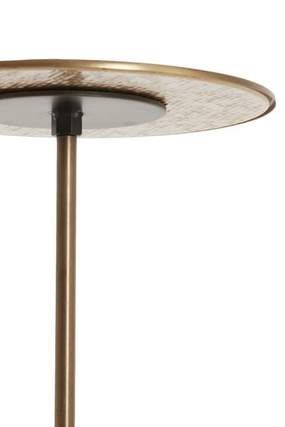 Tisch LIA Braun - Metall - 38 x 54 x 38 cm