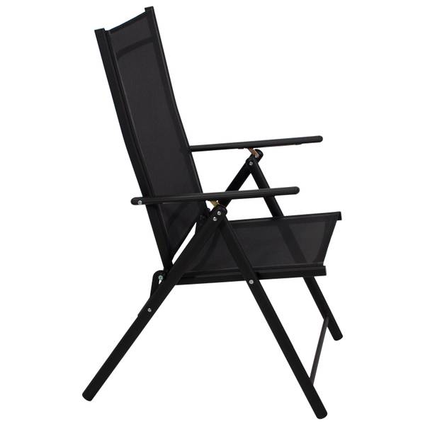 Garnitur MILANO (3-teilig) Anthrazit - Schwarz - Grau - Glas - Metall - Kunststoff