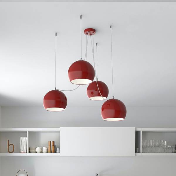 Pendelleuchte Joe Rot