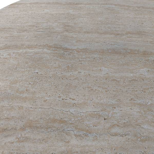 Esstisch DANLI Beige - Stein - 110 x 75 x 110 cm