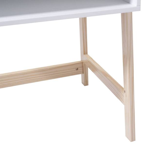 Kinderschreibtisch ISIA Weiß - Holzwerkstoff - 46 x 52 x 58 cm