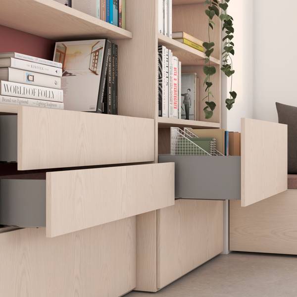 Aussenschublade Vertex mit 3D-Regelung 30 x 9 cm