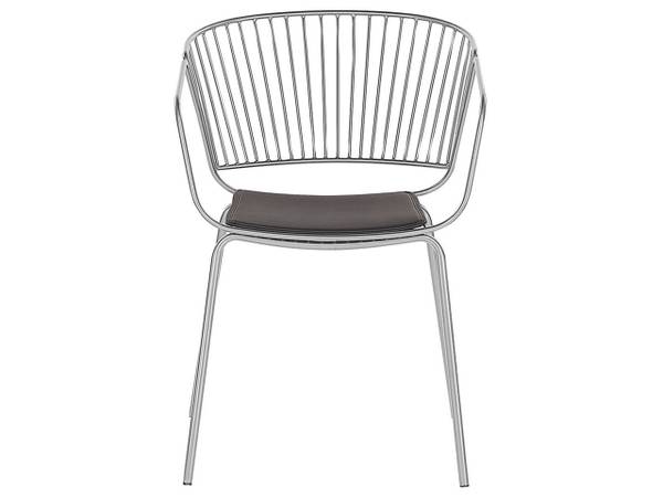 Lot De 2 Chaises Beliani Rigby - Métal Et Simili-cuir Noir - Style Moderne, à Monter