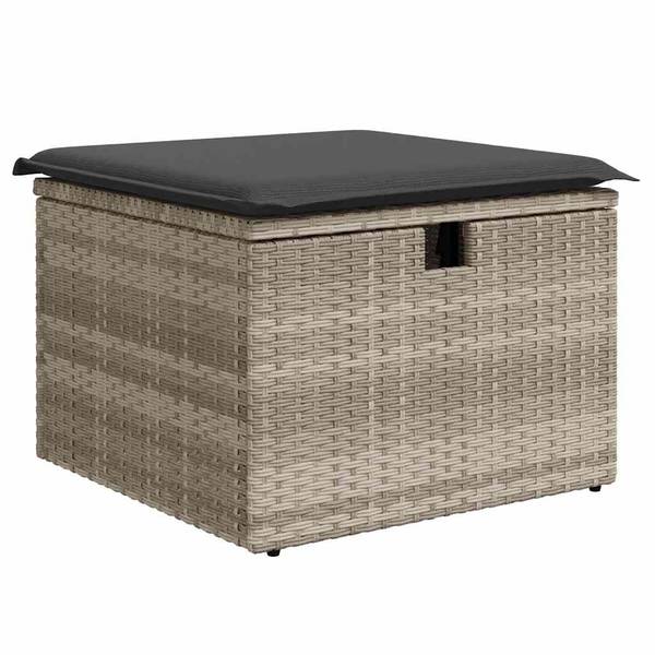 Tuin Bankstel 3036420-4 (6-delig) grijs - staal - 65 x 69 x 62 cm