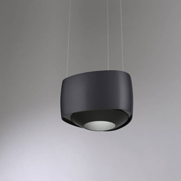 LED Pendellampe Q-STRETTO Schwarz