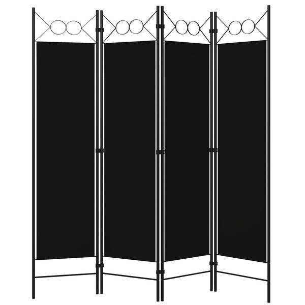 Raumteiler 3002980-2 (4-teilig) Schwarz