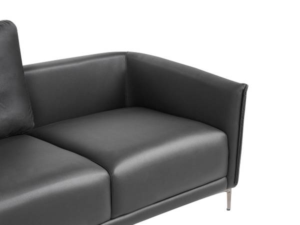 3-Sitzer Sofa CILENS Schwarz - Grau