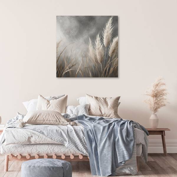 Wandbild Gras 40 x 40 cm
