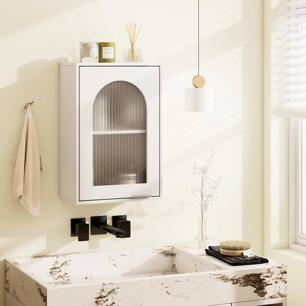 Hangkast VH34818ITNL wit - plaatmateriaal op houtbasis - 20 x 53 x 35 cm