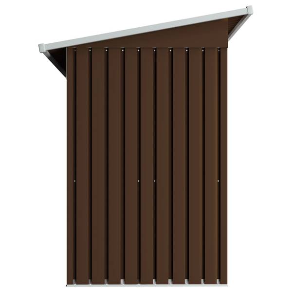 Gartenschuppen 47027 Braun - Metall - 194 x 181 x 121 cm