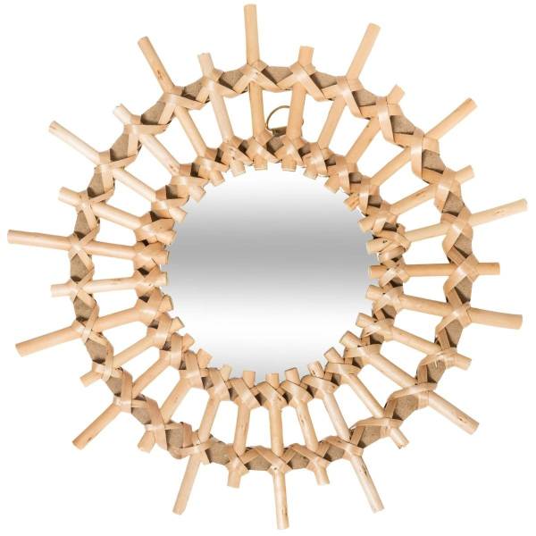 Spiegeln AIDA 3er-Set Beige - Holzwerkstoff - 28 x 1 x 28 cm