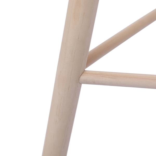 Beistellhocker ITAMI Braun - Massivholz - 31 x 46 x 31 cm