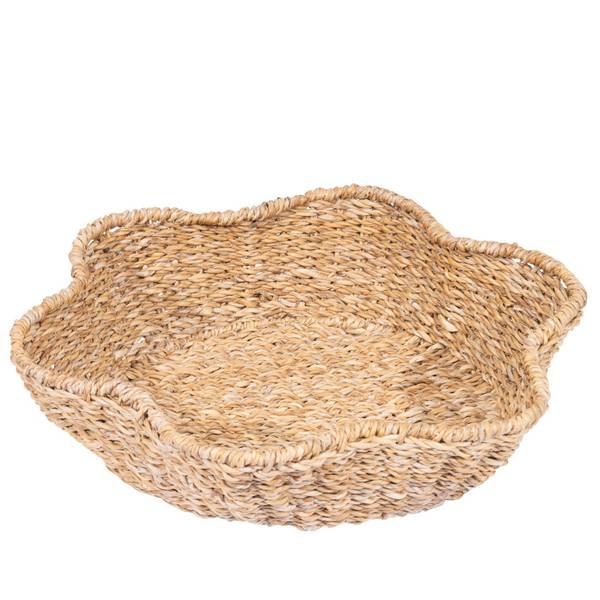 Corbeille ELSA Marron - Rotin - 42 x 9 x 42 cm