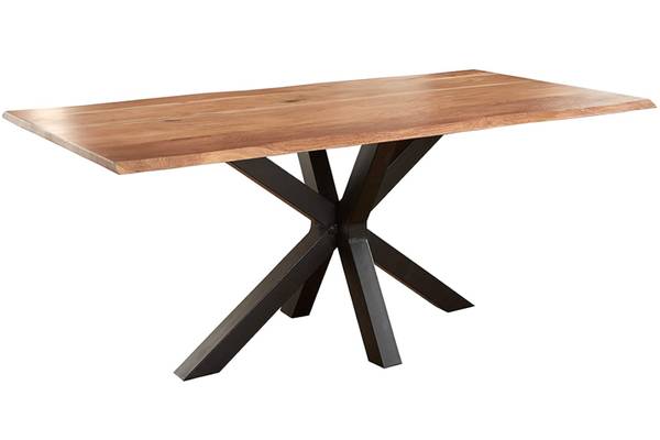 Esstisch SPYRO Beige - 240 x 100 cm - Schwarz