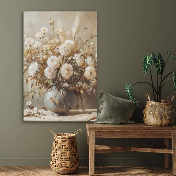 AKUSTIKBILD Blumen 70 x 100 cm