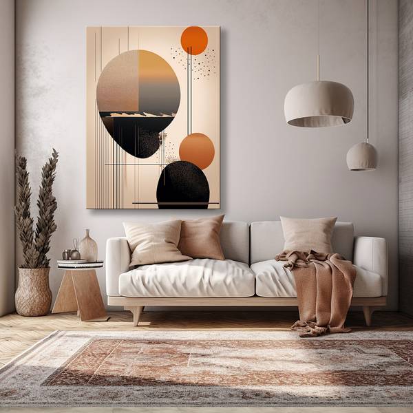 Canvas schilderij Minimalisme 40 x 60 cm