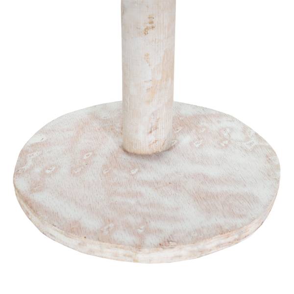 Decoratieve kerstboom M17 wit - populierenhout - 32 x 60 x 17 cm