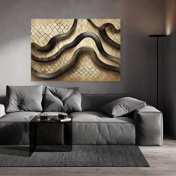 Canvas schilderij Abstract 60 x 40 cm