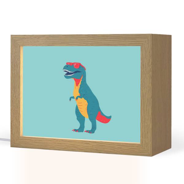 NACHTTISCHLAMPE T-Rex 20 x 15 cm
