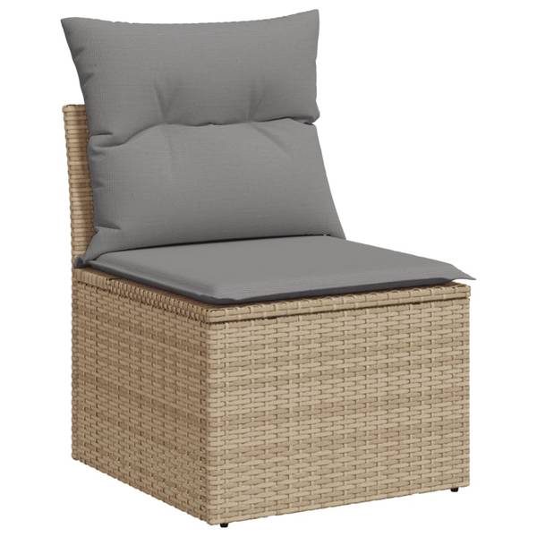 Garten-Lounge-Set 3035633-5 (8-teilig) Beige - Grau - Hellgrau
