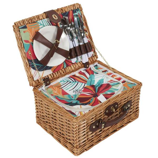 Picknickkorb mit Ausrüstung Tropic 39 x 19 x 29 cm