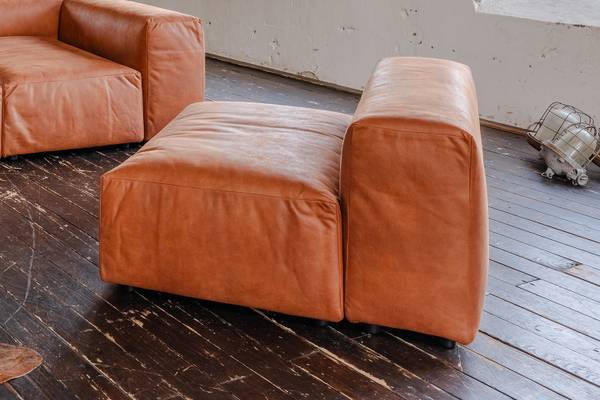 Sessel MIA Braun - Webstoff - Polypropylen - Vinyl - 120 x 72 x 120 cm