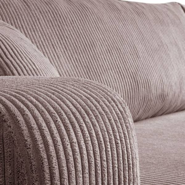 Ecksofa SOPRANO Pink - Polyester - 271 x 80 x 175 cm
