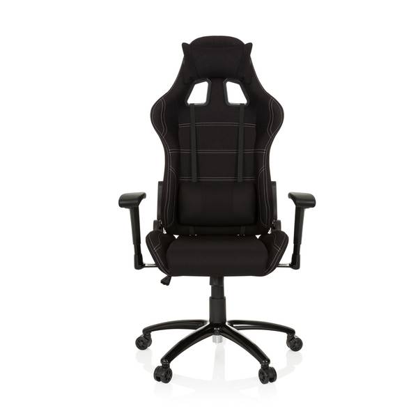 Gamingstuhl GAME FORCE Schwarz - Polyester - 72 x 140 x 63 cm