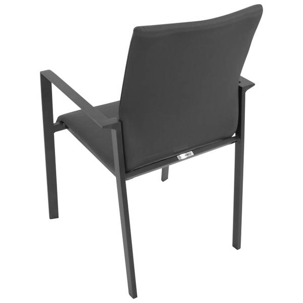 Garnitur LAGOS XL 7-teilig Grau - Aluminium - 195 x 76 x 255 cm