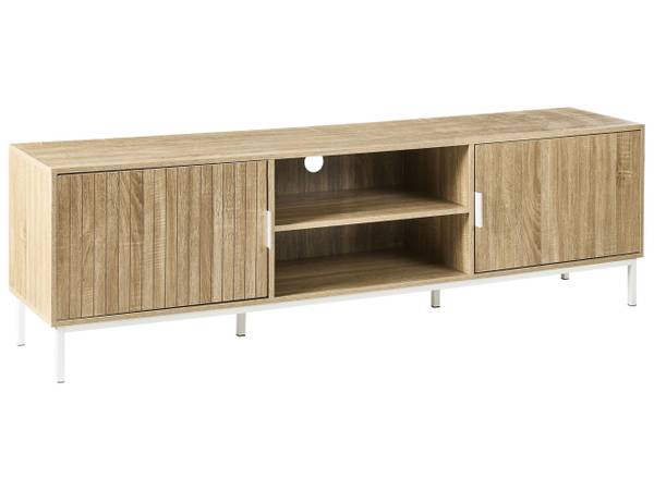 TV-Möbel ROYALLA Braun - Holzwerkstoff - 180 x 55 x 40 cm