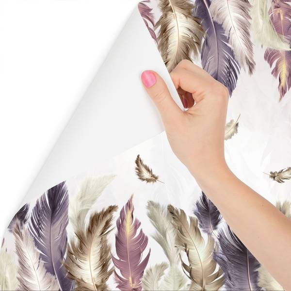 Fototapete bunte FEDERN Abstraktion 405 x 270 x 270 cm