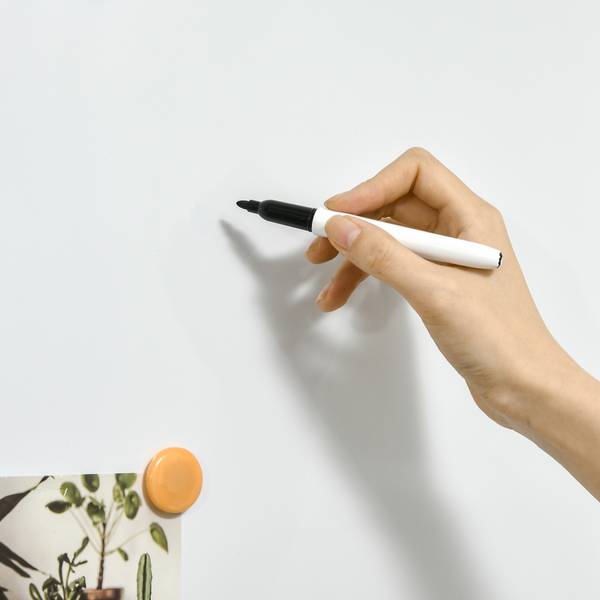 Whiteboard 911-016V01WT wit - metaal - 60 x 2 x 90 cm