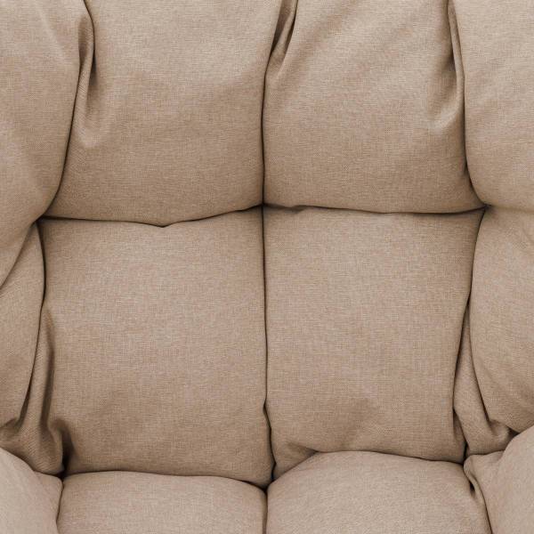 Gartensessel MELOANE Beige - Metall - 81 x 80 x 87 cm