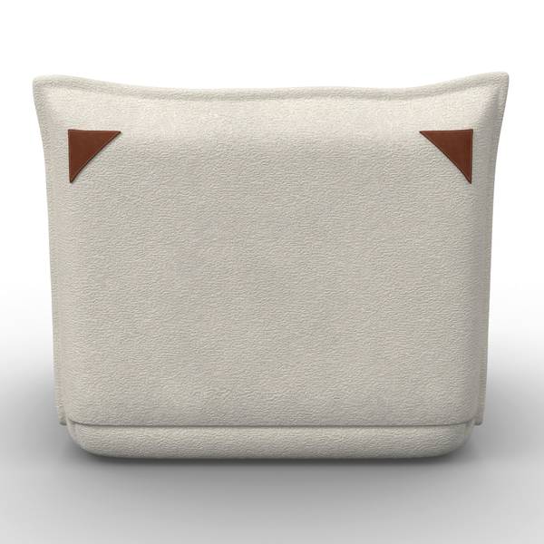 Schlafsessel MACY Weiß - Metall - Textil - 83 x 70 x 84 cm