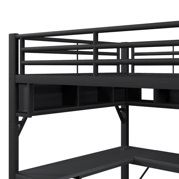 Hochbett Anemoi Ⅷ Schwarz