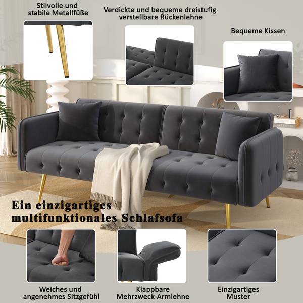 Sofabett Oneiros Ⅲ Grau