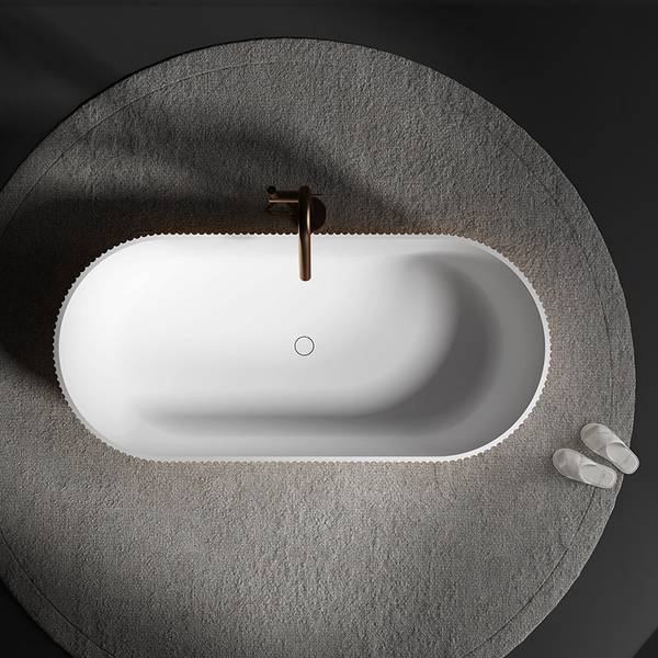 Badewannen TW-7681-150 Weiß - Kunststoff - 75 x 58 x 150 cm
